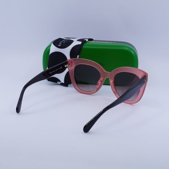 🕶️ New Kate Spade BELAH/S 035J HA Sunglasses - Pink Frame, Brown Lenses - Picture 11 of 12